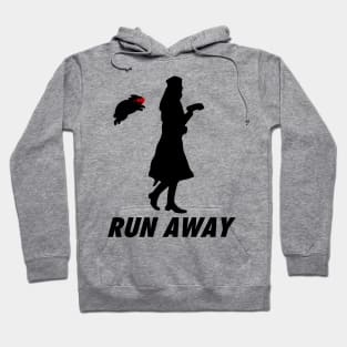 Run Away From Killer Rabbit King Arthur Hoodie